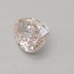 GIA Certified 0.37 Carat Fancy Light Pink Brown SI2 Clarity Diamond