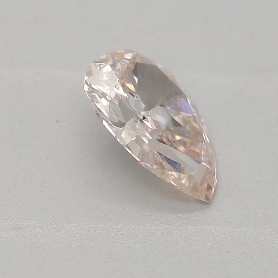 GIA Certified 0.37 Carat Fancy Light Pink Brown SI2 Clarity Diamond In New Condition For Sale In บางรัก, TH