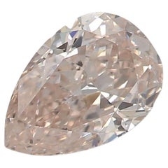 GIA Certified 0.37 Carat Fancy Light Pink Brown SI2 Clarity Diamond