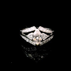 0,377 Karat Fancy Pink SI1 Reinheit Diamantring