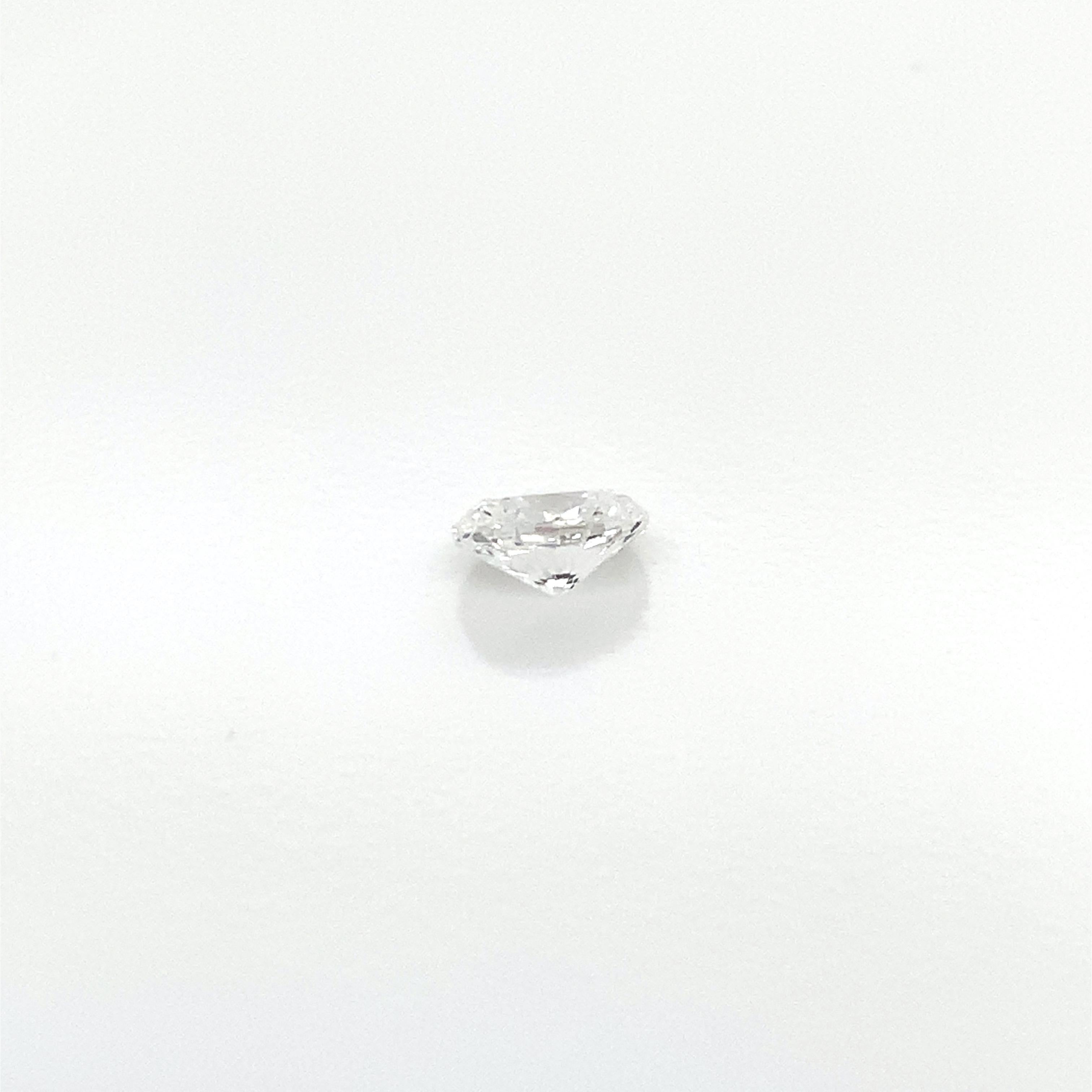 Oval Cut GIA Certified 0.39 Carat Oval Brilliant Diamond For Sale