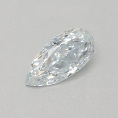 GIA Certified 0.39 Carat Very Light Blue VS1 Clarity Diamond