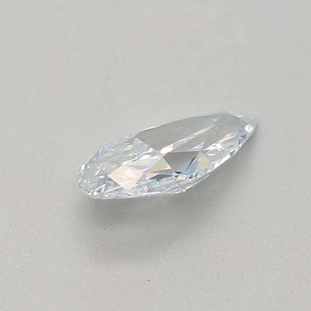Diamante certificato GIA da 0,39 carati di colore blu molto chiaro con purezza VS1 In condizioni Nuovo in vendita a บางรัก, TH