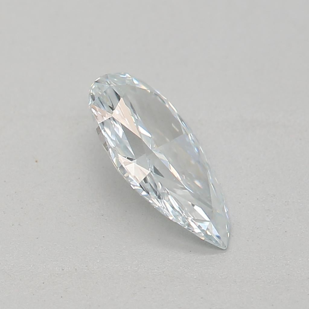 da uomo o donna Diamante certificato GIA da 0,39 carati di colore blu molto chiaro con purezza VS1 in vendita