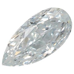 GIA Certified 0.39 Carat Very Light Blue VS1 Clarity Diamond