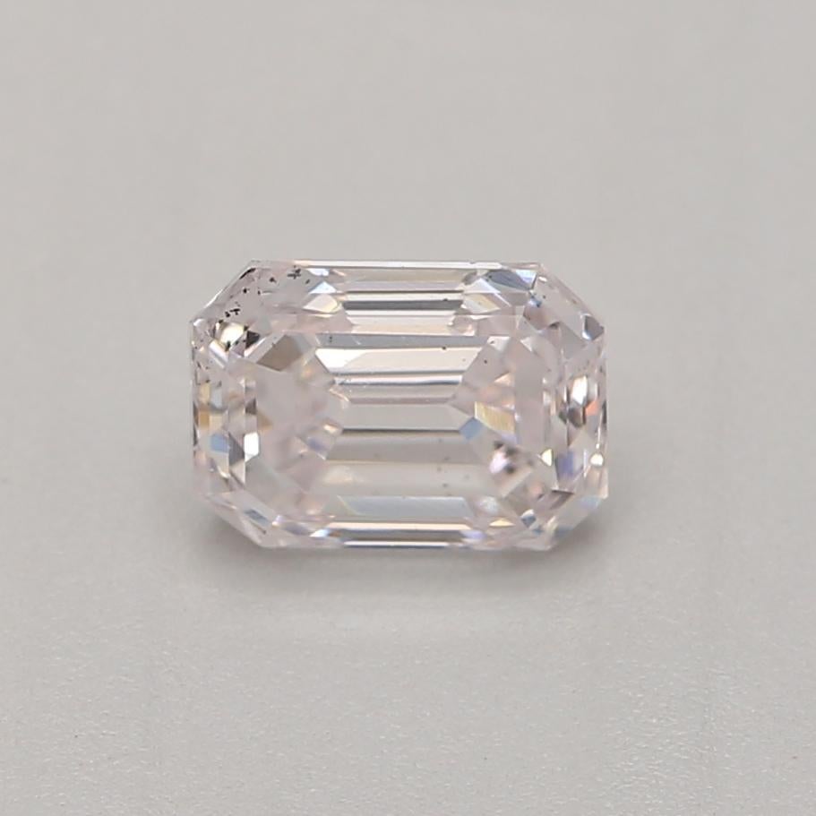 Certificate: GIA
Report Number: 7406626116
Shape And Cut: Emerald
Carat Weight: 0.40 carat
Measurements:  4.78 x 3.55 x 2.56 mm
Color Grade: Faint Pink

Our fancy pink diamond is an exceptionally rare and valuable gemstone known for its vivid pink