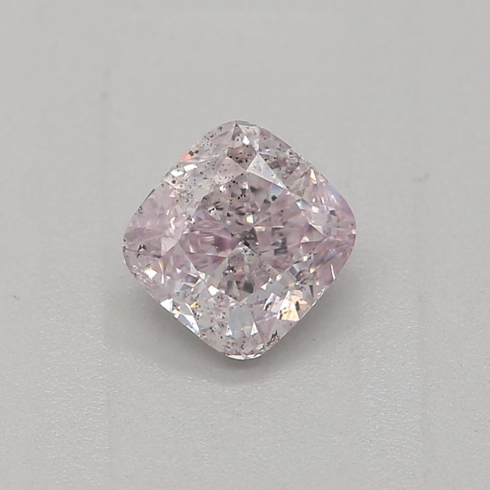 Certificate: GIA 
Report Number: 2286076497
Shape And Cut: Cushion
Carat Weight: 0.40 carat
Measurements: 4.14 x 3.99 x 2.72 mm
Color Grade: Fancy Light Purplish Pink

FEATURES OF THE DIAMOND:

This Fancy Light Purplish Pink diamond is a rare and