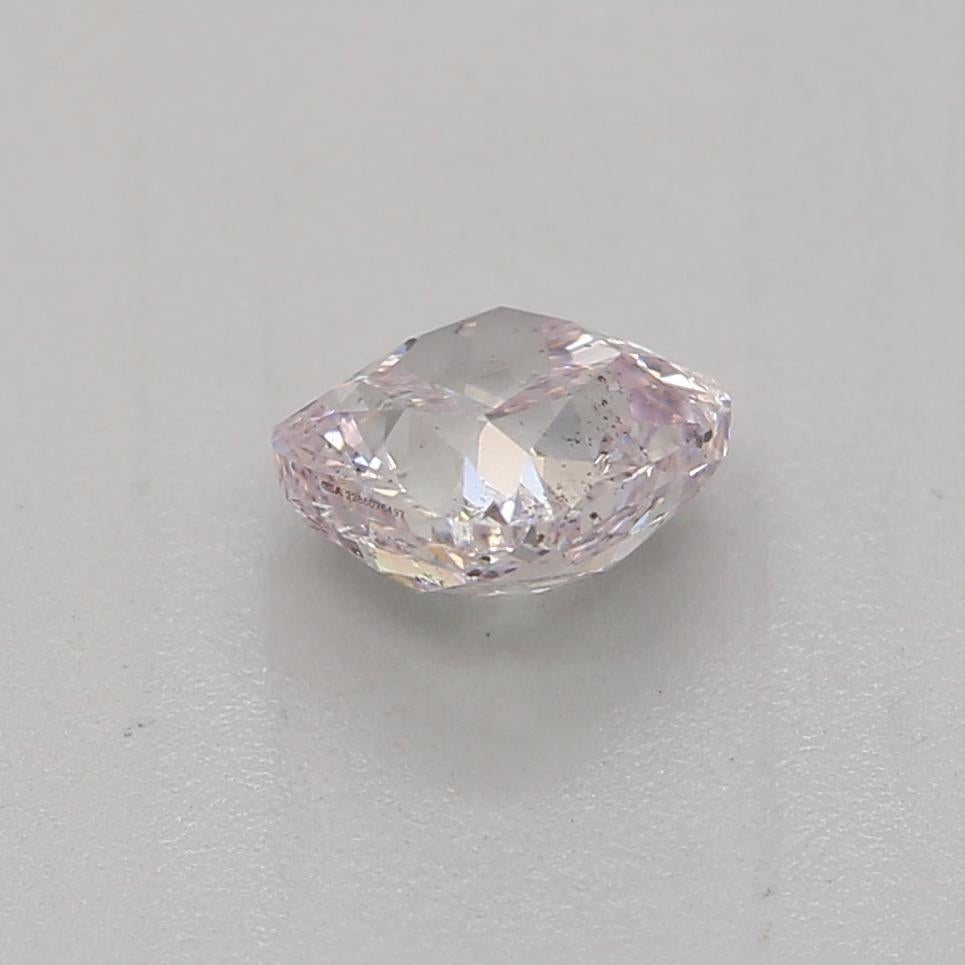 GIA Certified 0.40 Carat Fancy Light Purplish Pink SI2 Clarity Diamond In New Condition For Sale In บางรัก, TH