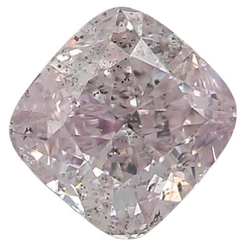 GIA Certified 0.40 Carat Fancy Light Purplish Pink SI2 Clarity Diamond