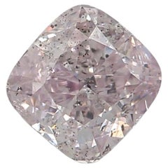 GIA Certified 0.40 Carat Fancy Light Purplish Pink SI2 Clarity Diamond