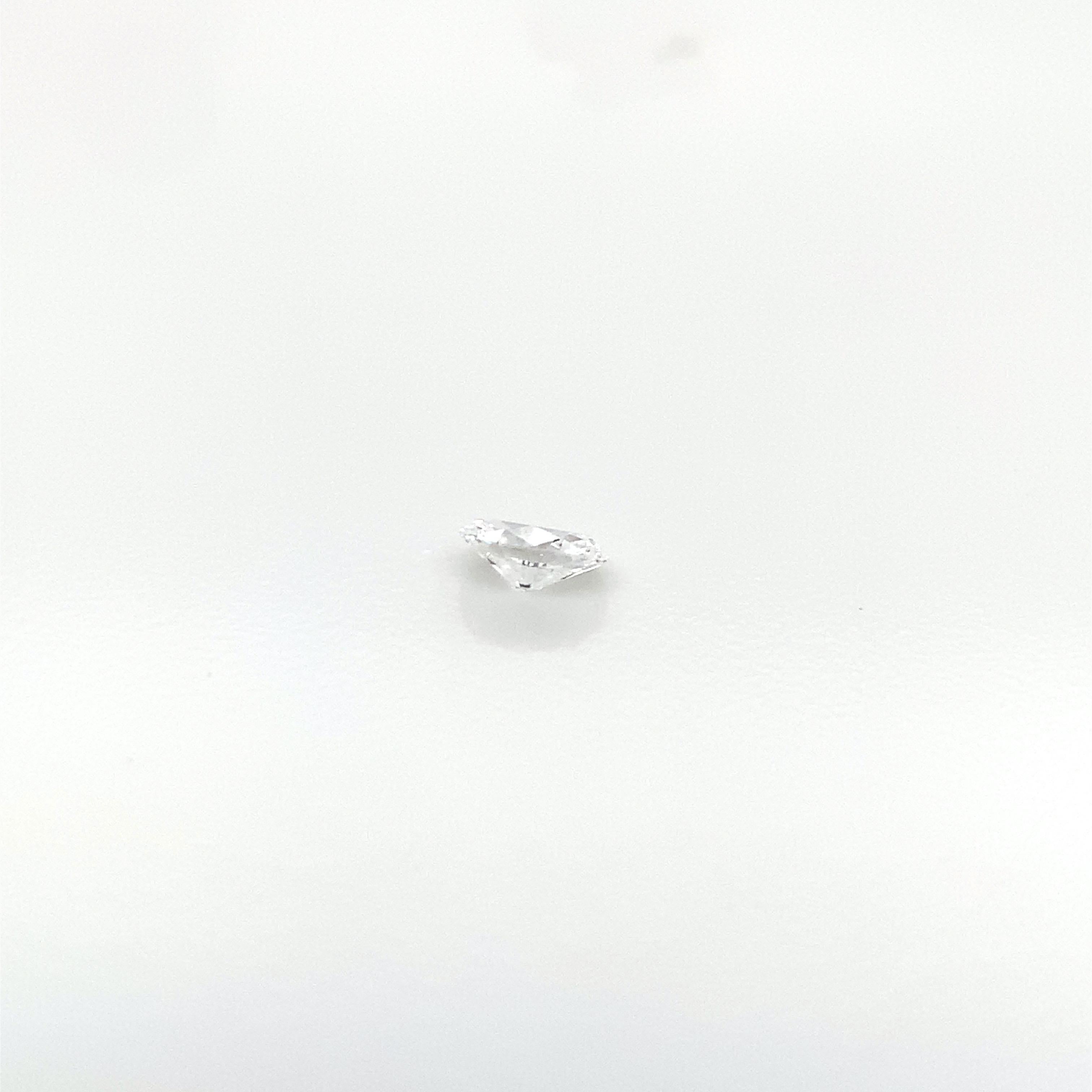 Diamante ovale brillante certificato GIA da 0.40 carati In condizioni Nuovo a New York, NY