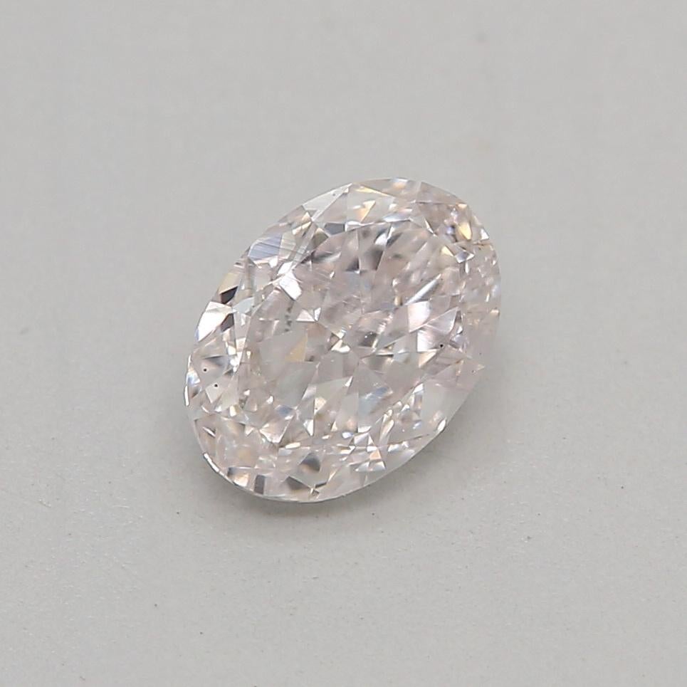 Certificate: GIA
Report Number: 6465863407
Shape And Cut: Oval
Carat Weight: 0.40carat
Measurements: 5.29 X 3.83 X 2.43 mm
Color Grade: Very Light Pink

This very light pink diamond exhibits a delicate and subtle pink hue that is often described as
