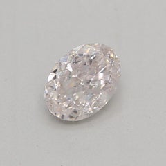 GIA Certified 0.40 Carat Very Light Pink SI2 Clarity Diamond