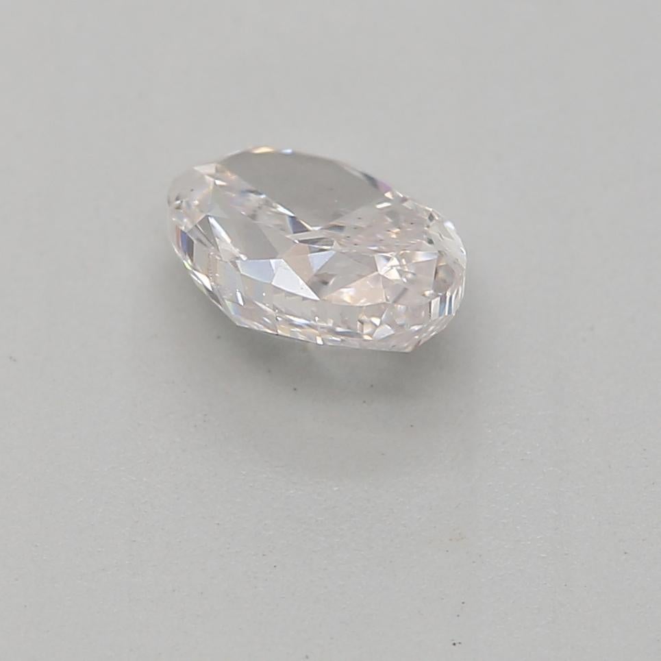 GIA Certified 0.40 Carat Very Light Pink SI2 Clarity Diamond For Sale 1