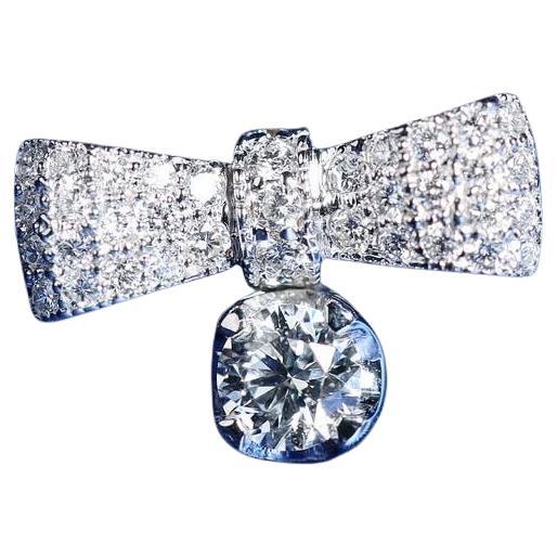 Anello in oro 18k con diamante brillante rotondo certificato GIA da 0,40 carati