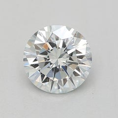 GIA Certified 0.41 Carat Fancy Light Bluish Green VVS2 Clarity Diamond