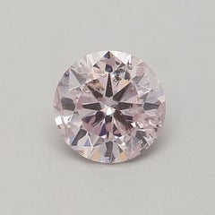 GIA Certified 0.41 Carat Fancy Light Pink Diamond