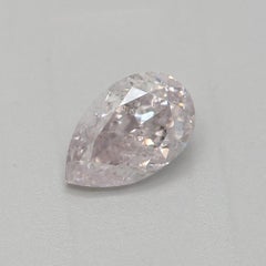 GIA Certified 0.41 Carat Light Pink I1 Clarity Diamond