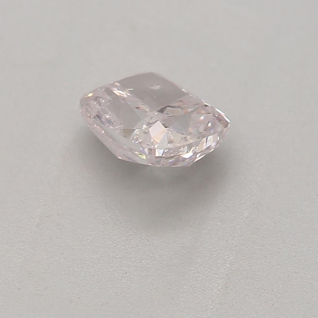 GIA Certified 0.41 Carat Light Pink I1 Clarity Diamond In New Condition For Sale In บางรัก, TH
