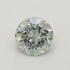 GIA Certified 0.42 Carat Fancy Light Gray Blue SI2 Clarity Diamond