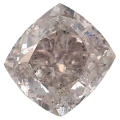 Diamante certificado por GIA de 0,42 quilates de color rosa claro y claridad I2