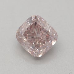 GIA Certified 0.43 Carat Fancy Brown Pink SI1 Clarity Diamond