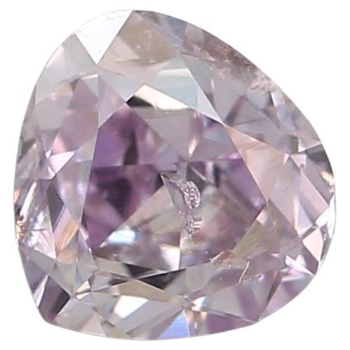 Diamante púrpura rosado fantasía de 0,43 quilates certificado por GIA en venta