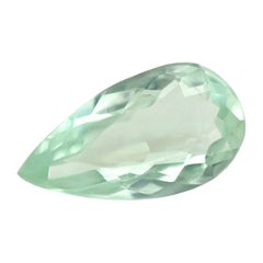 GIA Certified 0.43ct Paraiba Tourmaline Light Mint Green Pear Cut Rare Gem