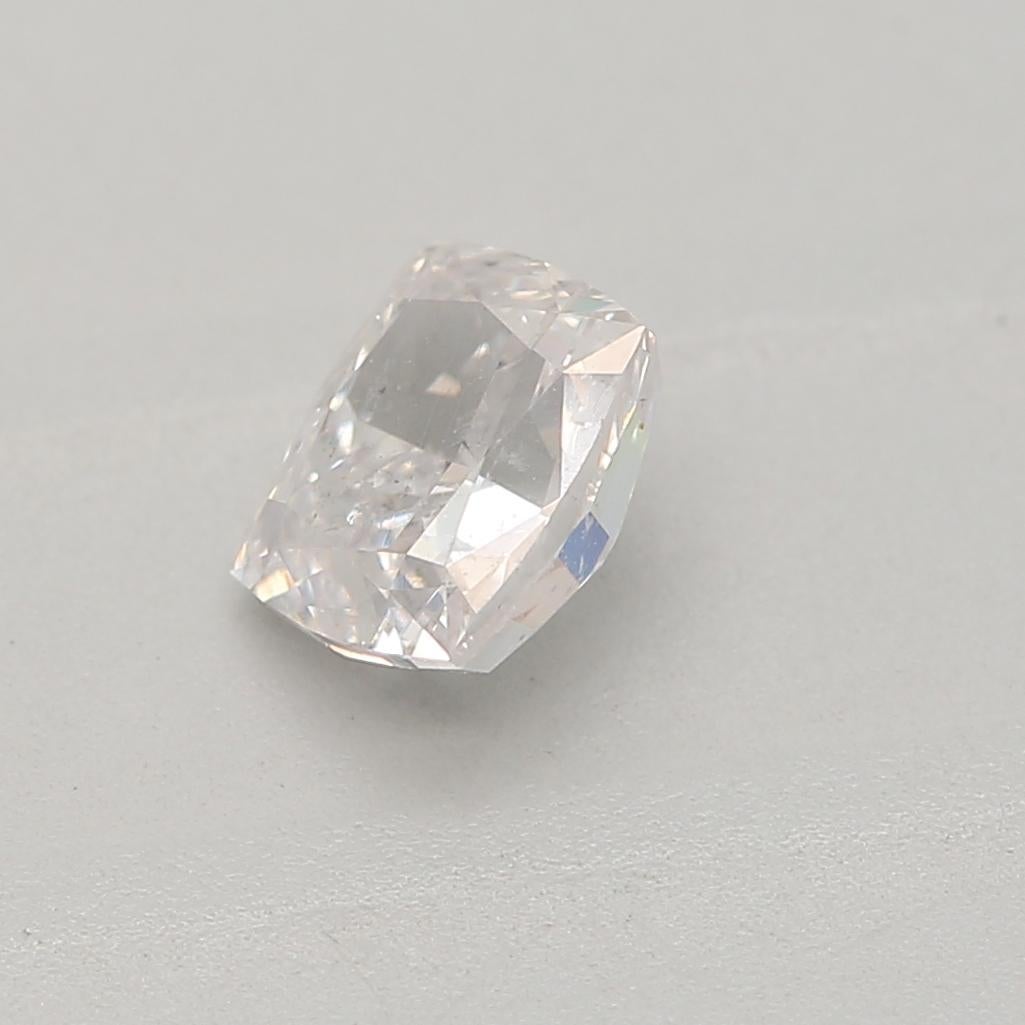 Certificate: GIA 
Report Number: 7466964053
Shape And Cut: Cushion
Carat Weight: 0.45 carat
Measurements: 4.53 x 3.80 x 2.79 mm
Color Grade:  Faint Pink 

FEATURES OF THE DIAMOND:

This Faint Pink diamond is with a subtle, delicate pink hue that is