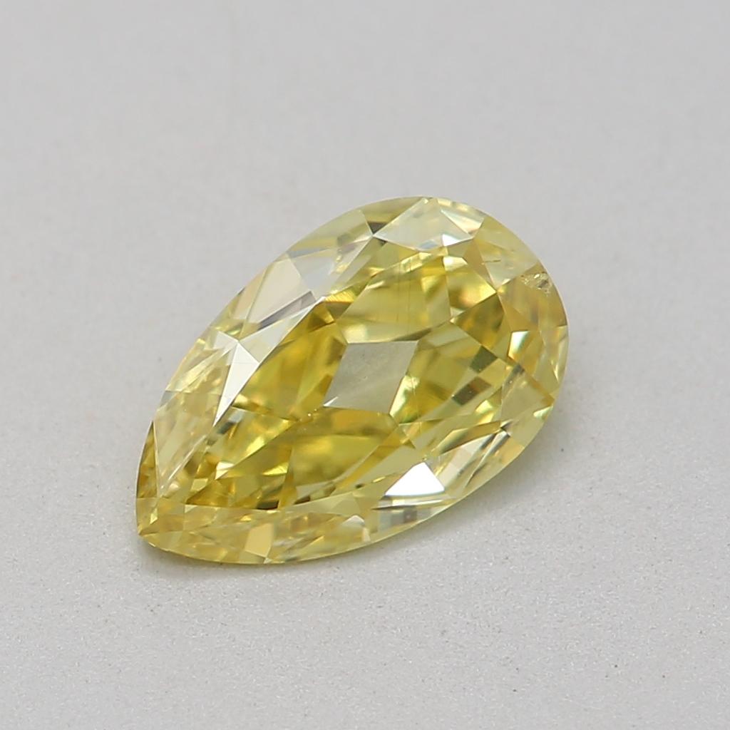 Certificato: GIA 
Numero del rapporto: 7366295674
Forma e taglio: Pera
Peso in carati: 0,45 carati
Misure: 6,97 x 4,38 x 1,97 mm
Grado di colore: Giallo intenso fantasia 

CARATTERISTICHE DEL DIAMANTE:

Questo diamante Fancy Intense Yellow è un