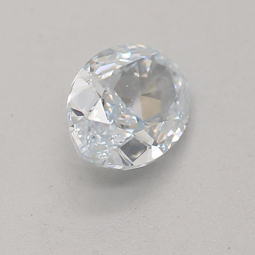 Women's or Men's GIA Certified 0.45 Carat Light Blue SI1 Clarity Diamond For Sale