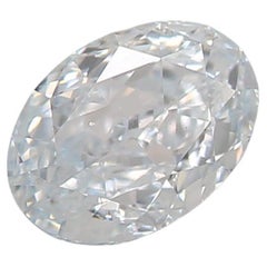 Diamante certificato GIA da 0,45 carati di colore azzurro con purezza SI1