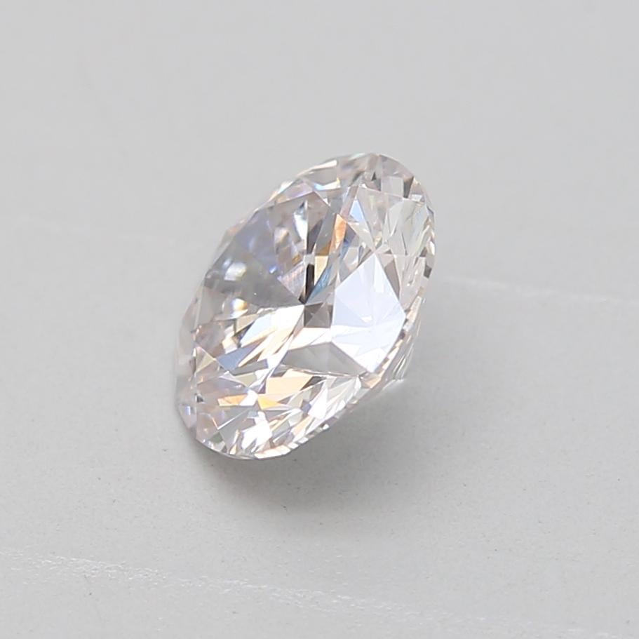 Round Cut GIA Certified 0.46 Carat Faint Pink VS2 Clarity Diamond For Sale