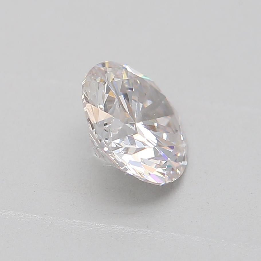 Women's or Men's GIA Certified 0.46 Carat Faint Pink VS2 Clarity Diamond For Sale