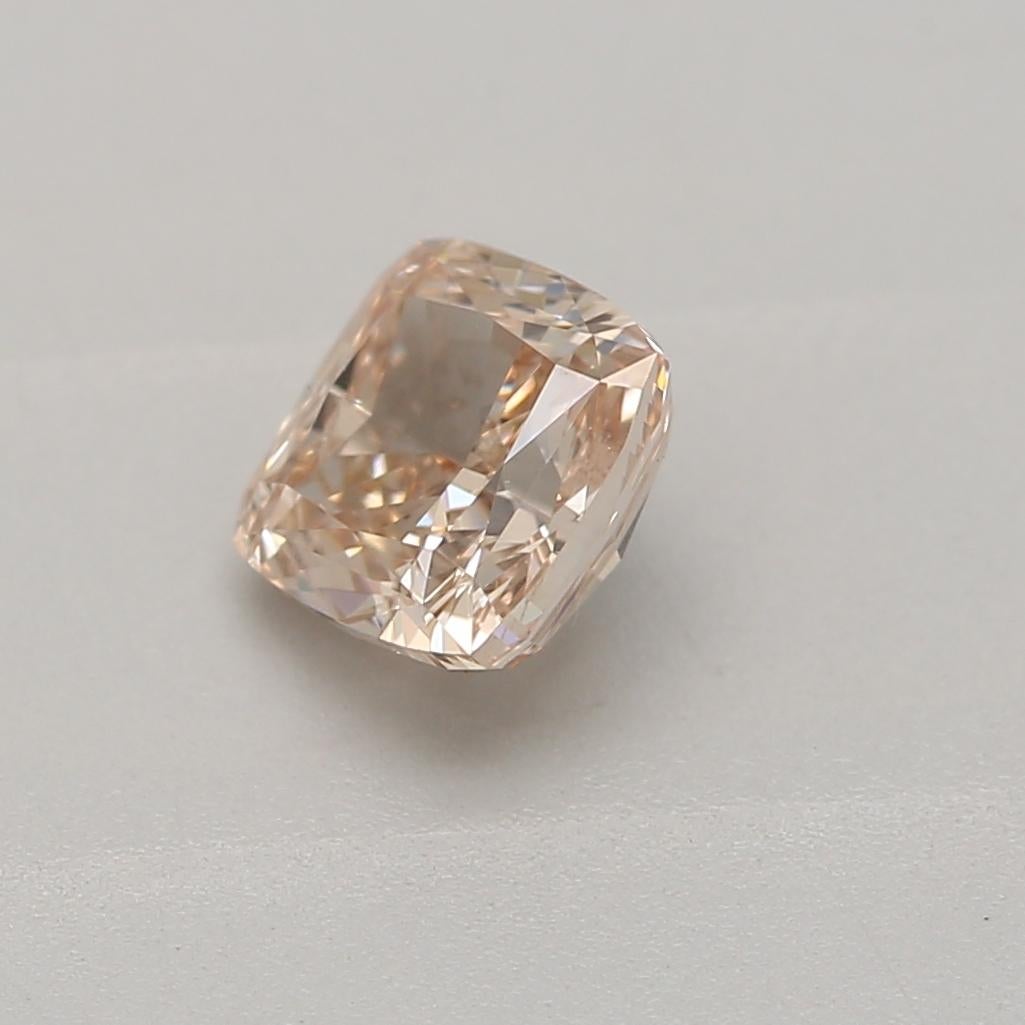 Taglio cuscino GIA Certificato 0,47 Carati Fancy Pink Brown SI1 Clarity Diamond in vendita