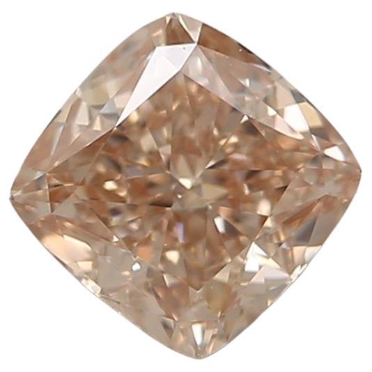 Certifié GIA 0,47 carat Fancy Pink Brown SI1 Clarity Diamond