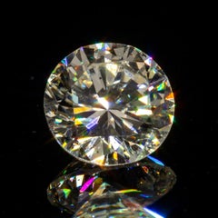 GIA Certified 0.48 Carat Brilliant Cut Natural Diamond, J Color, VS2 Clarity