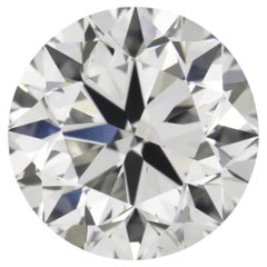 Diamant certifié GIA de 0,50 carat, taille brillant, excellente nature