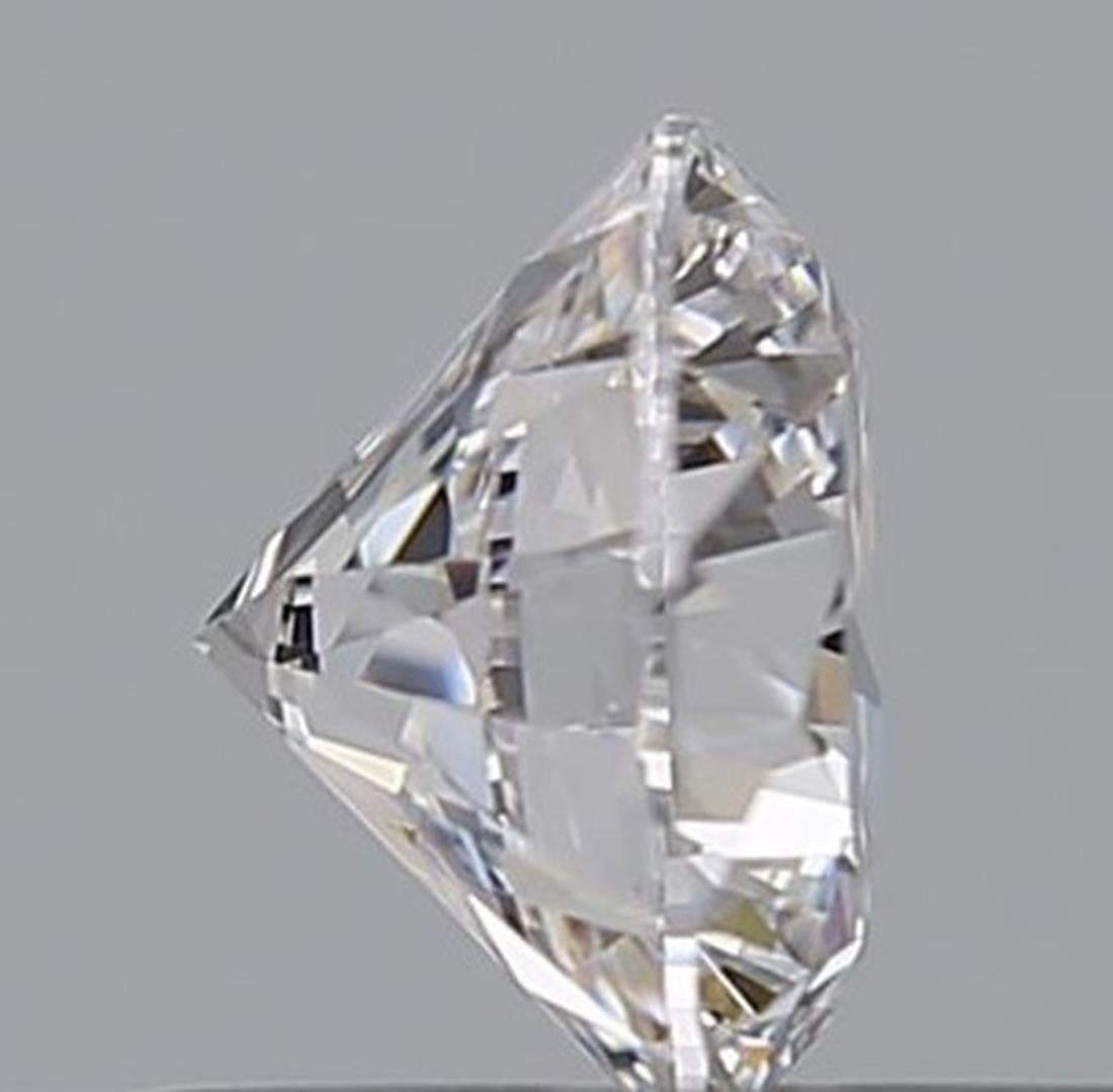 Round Cut GIA Certified 0.50 Carat D Colour VVS1 Clarity Diamond For Sale