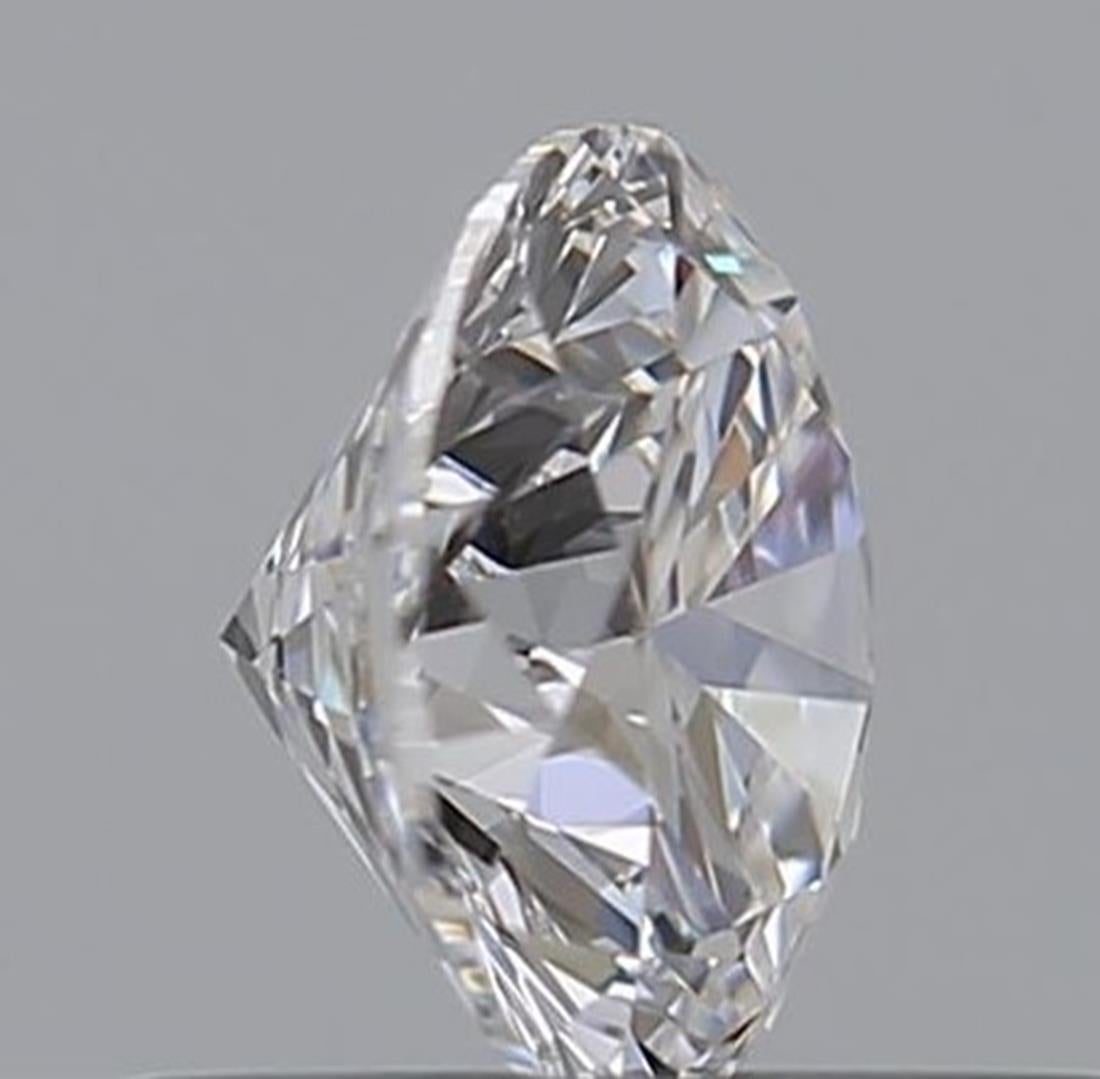Women's or Men's GIA Certified 0.50 Carat D Colour VVS1 Clarity Diamond For Sale