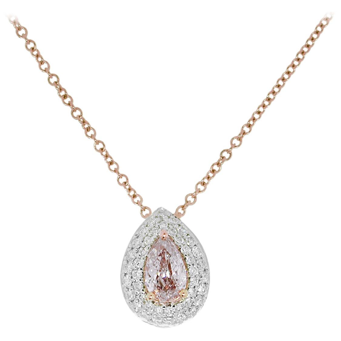 GIA Certified 0.50 Carat Diamond Necklace