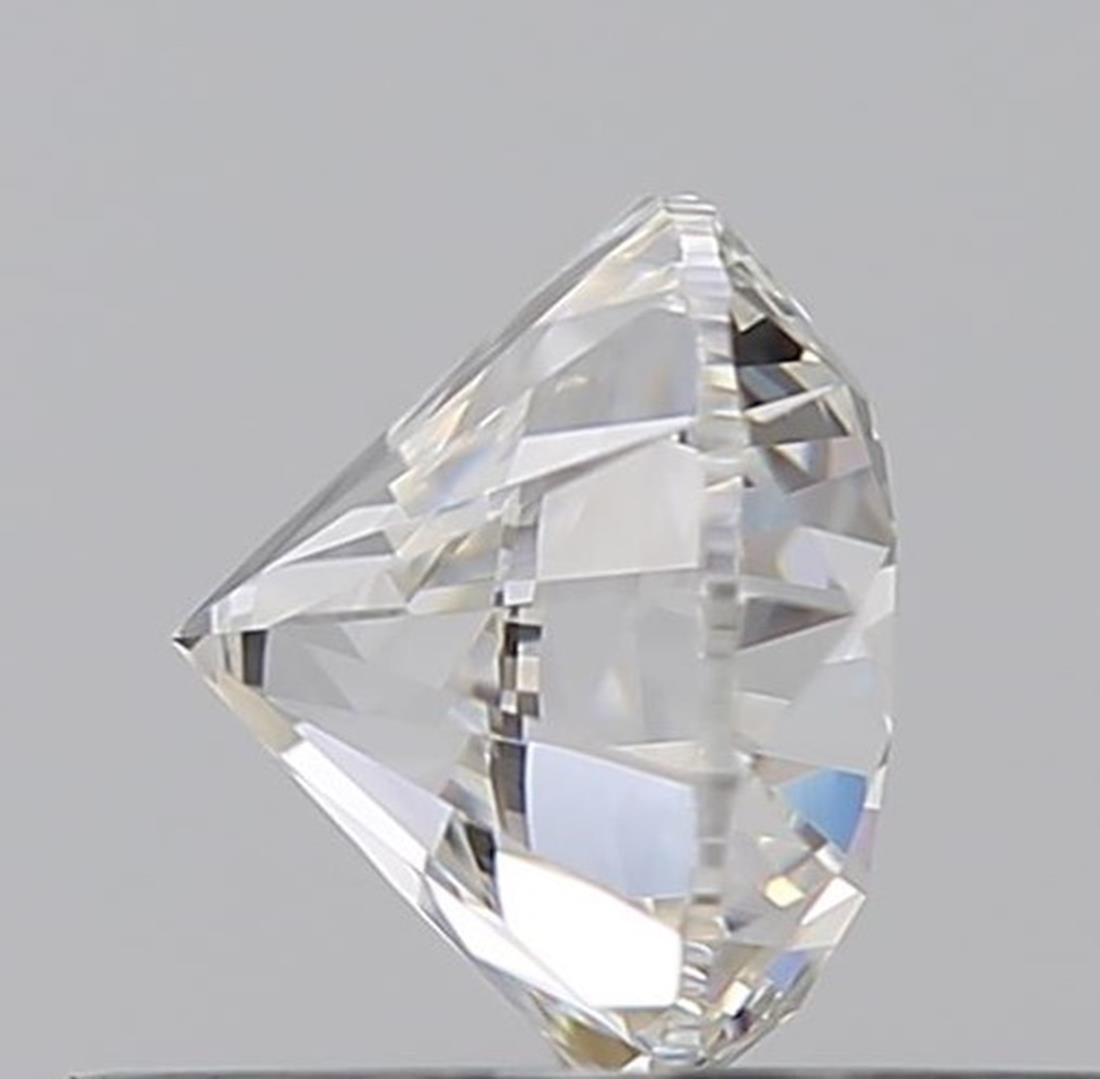 Round Cut GIA Certified 0.50 Carat E Colour VVS1 Clarity Diamond For Sale