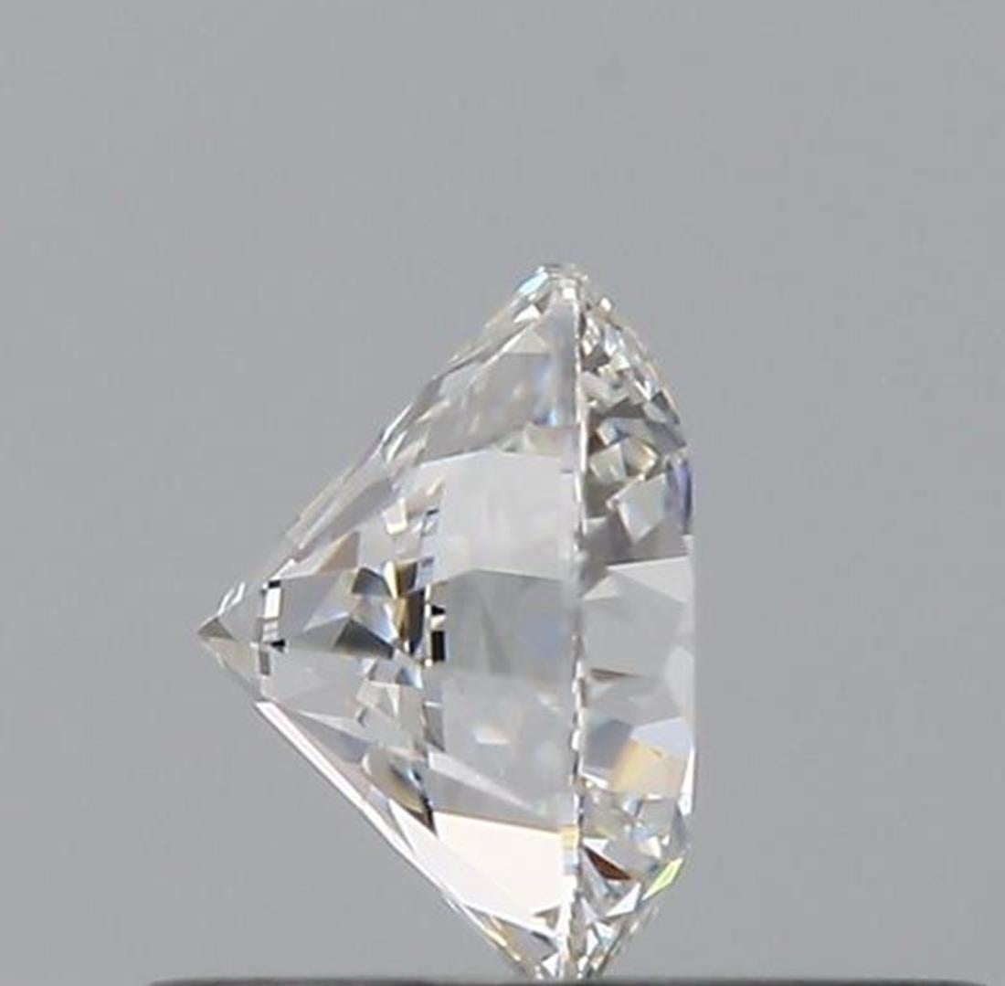 Round Cut GIA Certified 0.50 Carat F Colour IF Clarity Diamond For Sale