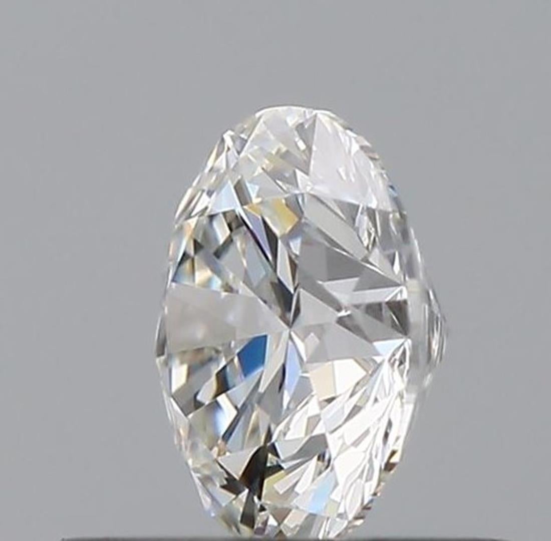 Women's or Men's GIA Certified 0.50 Carat F Colour IF Clarity Diamond For Sale