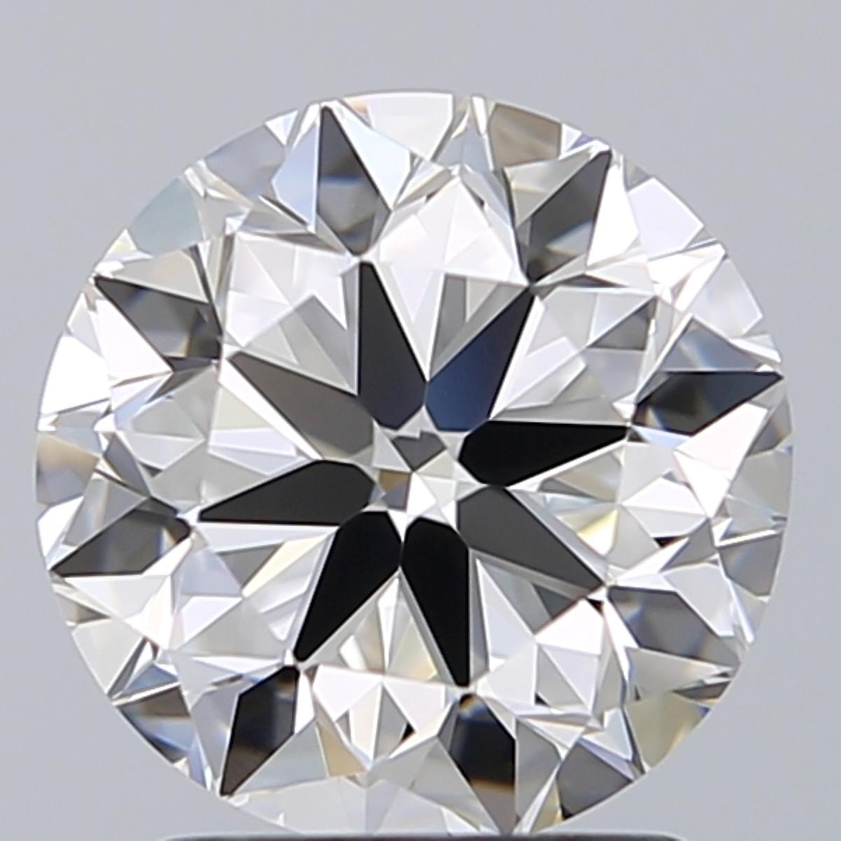 Diamant naturel de 0,50 carat certifié GIA, F/VVS1, taille brillant, excellent Neuf - En vente à Darmstadt, DE
