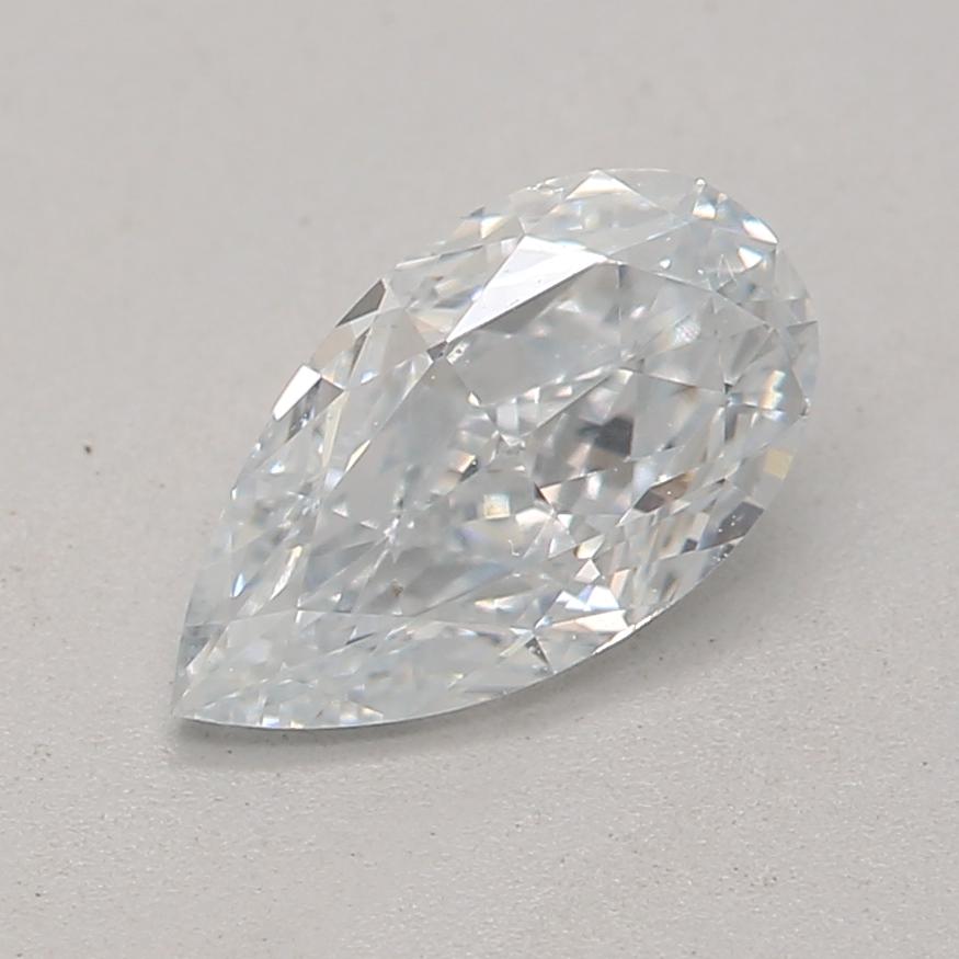 Certificate: GIA 
Report Number: 1388007190
Shape And Cut: Pear
Carat Weight: 0.50 carat
Measurements: 7.15 x 4.08 x 2.44 mm
Color Grade: Faint Blue 

FEATURES OF THE DIAMOND:

This faint blue diamond has a subtle hint of blue color, which is gently