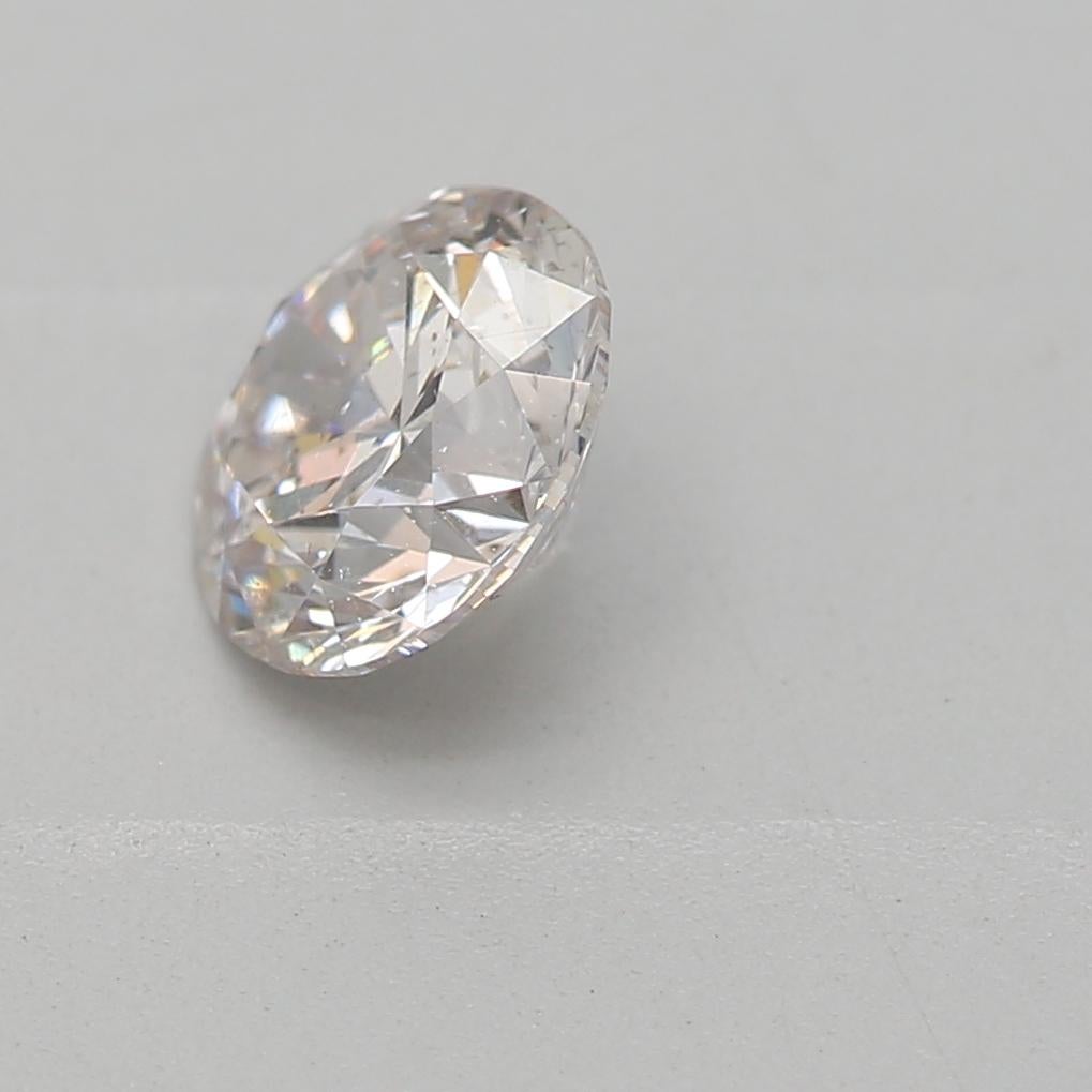 GIA-zertifizierter 0,50 Karat schwarzer rosa I1 Reinheitsgrad Diamant (Rundschliff) im Angebot