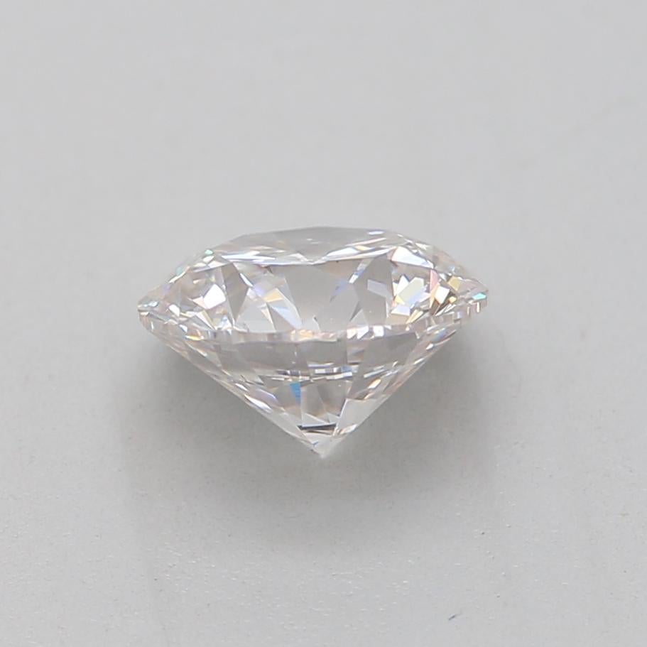 Round Cut GIA Certified 0.50 Carat Faint Pinkish Brown SI1 Clarity Diamond For Sale