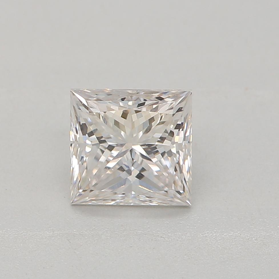 Taglio princess Diamante certificato GIA da 0,50 carati di colore rosa tenue, marrone, purezza VS2 in vendita