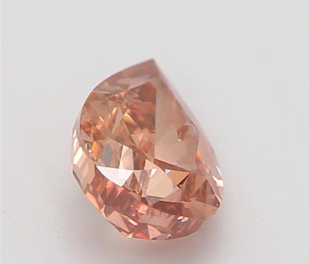 GIA Certified 0.50 Carat Fancy Deep Brown Pink I1 Clarity Diamond In New Condition For Sale In บางรัก, TH